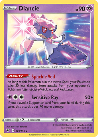 Diancie (079/185) [Sword & Shield: Vivid Voltage]