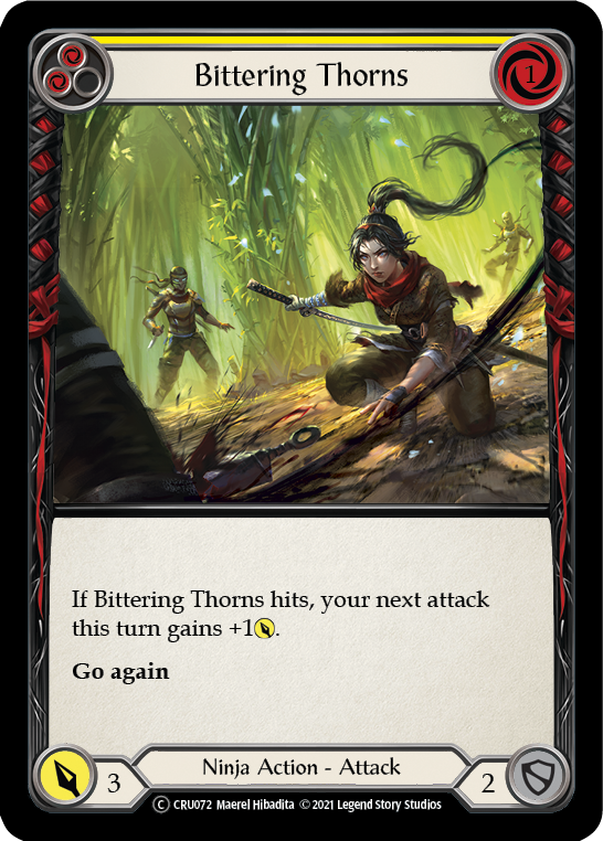 Bittering Thorns [U-CRU072] (Crucible of War Unlimited)  Unlimited Rainbow Foil