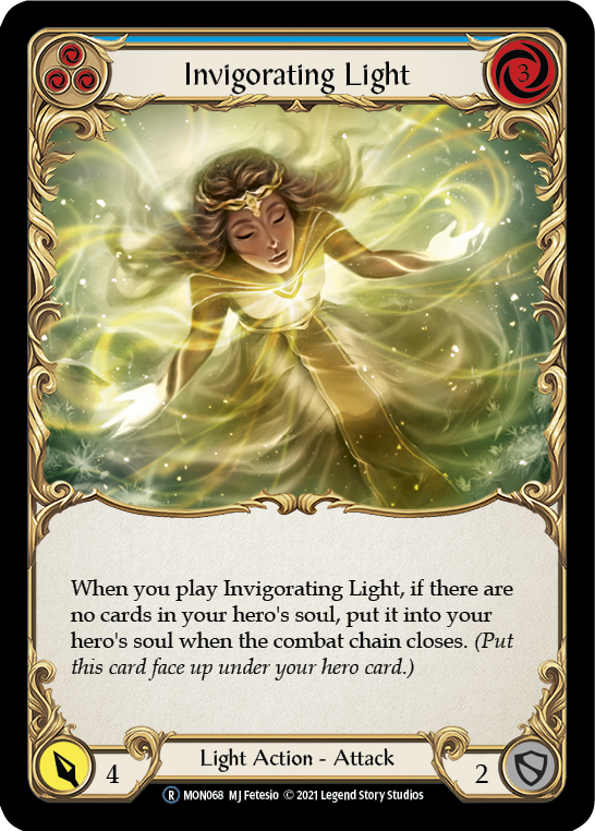 Invigorating Light (Blue) [U-MON068-RF] (Monarch Unlimited)  Unlimited Rainbow Foil