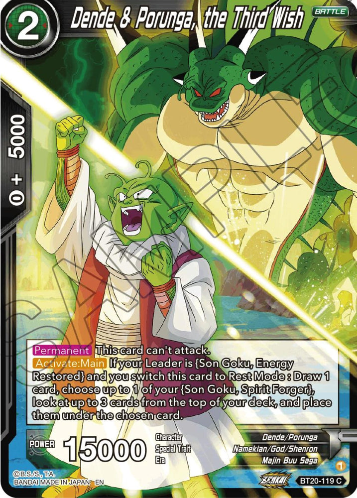 Dende & Porunga, the Third Wish (BT20-119) [Power Absorbed]