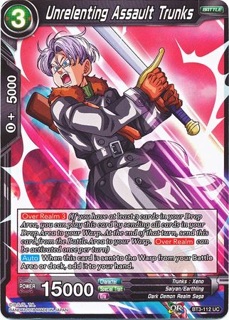 Unrelenting Assault Trunks (BT3-112) [Cross Worlds]